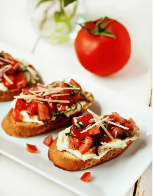 Bruschettas são fáceis de fazer e combinam com um bom vinho