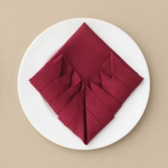 Como dobrar guardanapo de papel para casamento
