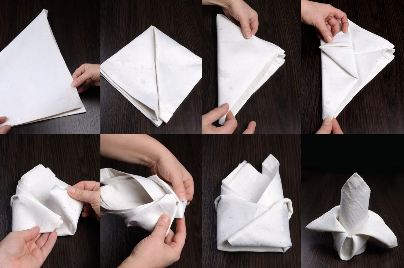 guardanpo de papel formato flor de lis