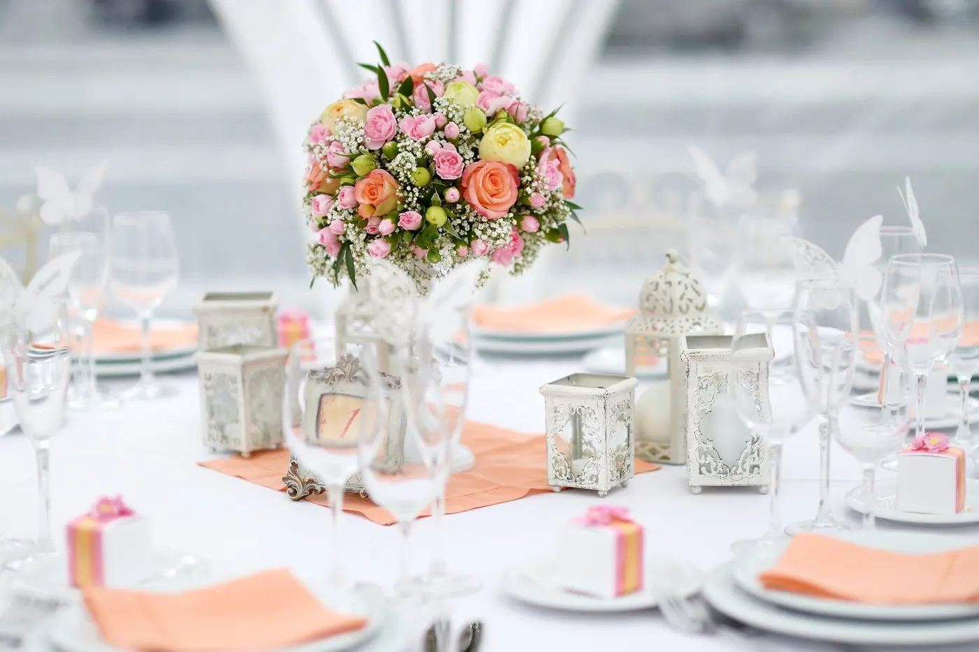 mesa posta de casamento