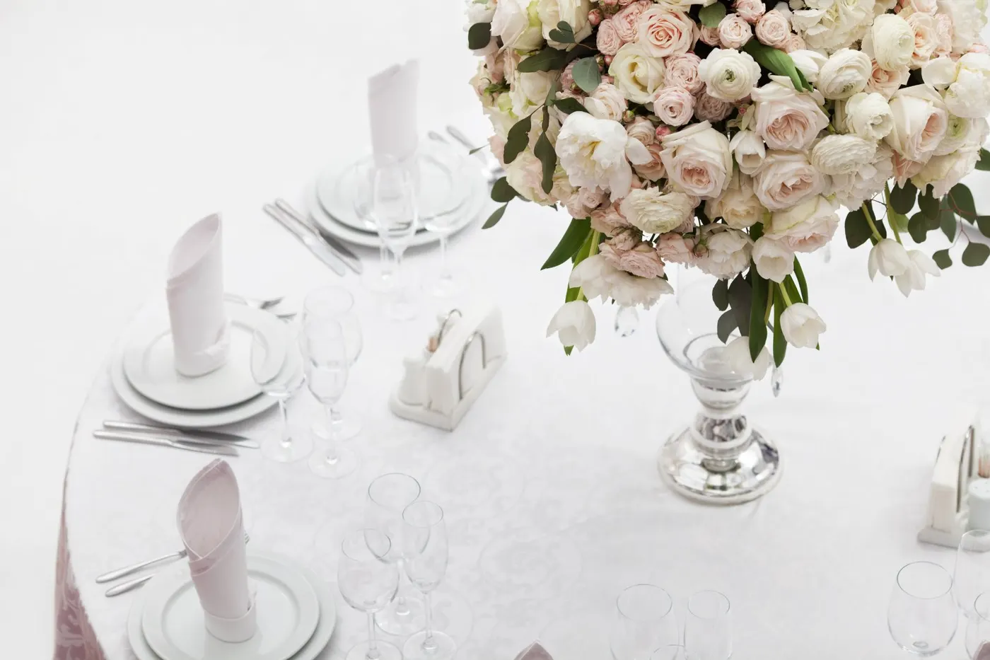 mesa de casamento luxuosa
