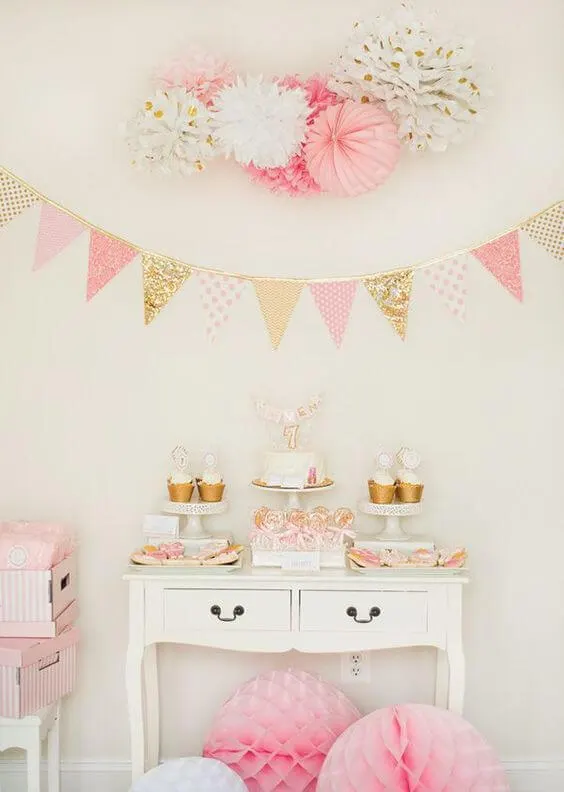 Decoração de mesa de aniversário