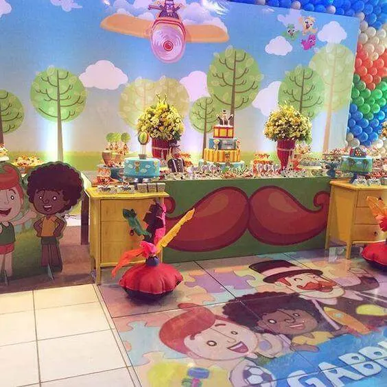 Decoração de mesa de aniversário