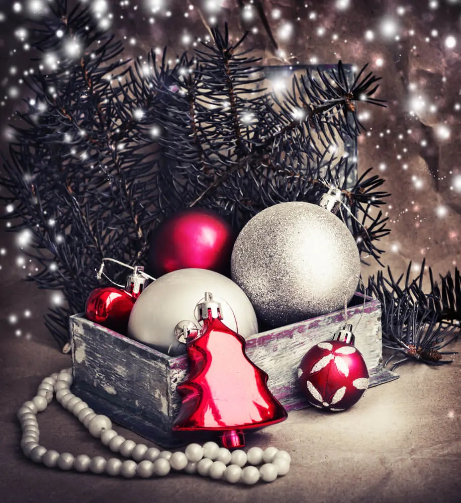 Os detalhes são a parte mais importante da decoração para a mesa da ceia de Natal.