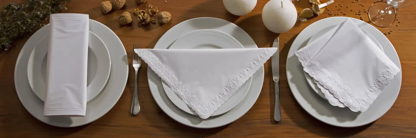 Uma mesa bem posta também precisa ter o guardanapo e o porta guardanapo no lugar certo. Descubra agora como fazer isso!