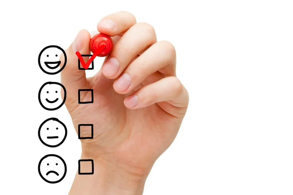 A utilização de algum tipo de escala auxilia na maior precisão da avaliação dos resultados do questionário de satisfação do cliente.