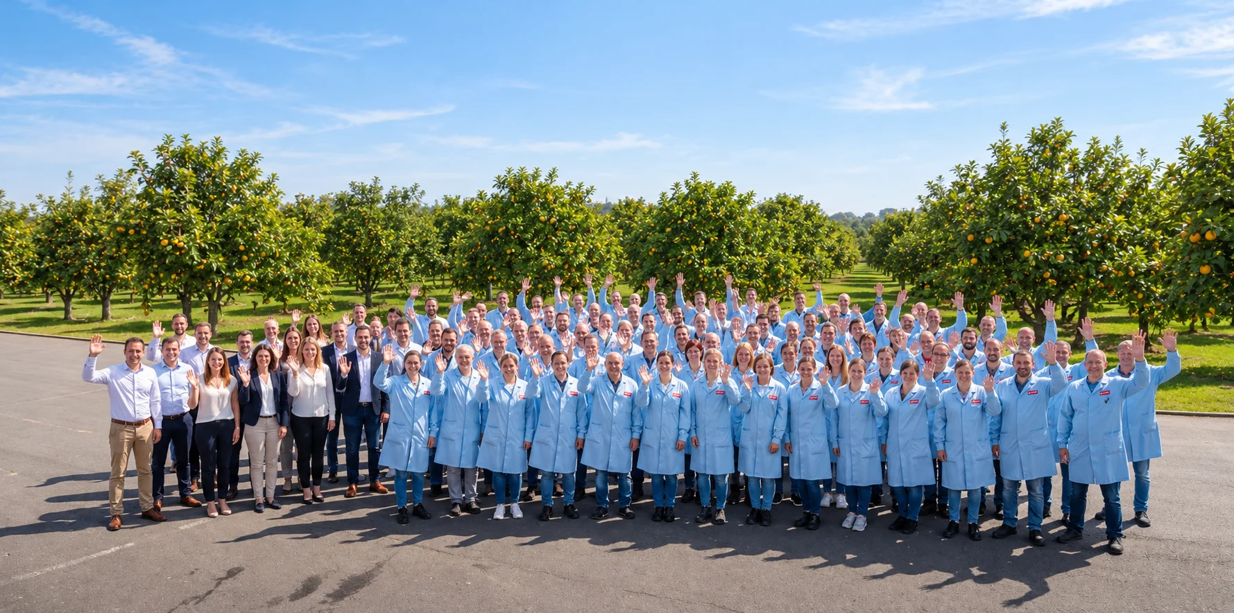 Equipe da Relevo na fábrica